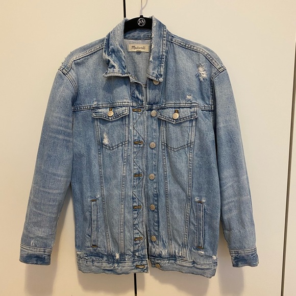 Madewell Jackets & Blazers - Madewell Distressed Denim Jacket